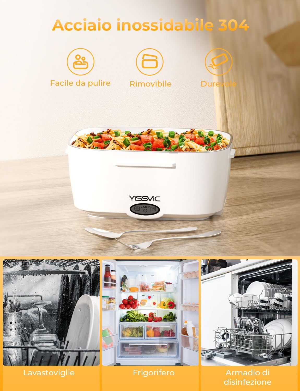 HeatBox™ - Porta pranzo elettrico