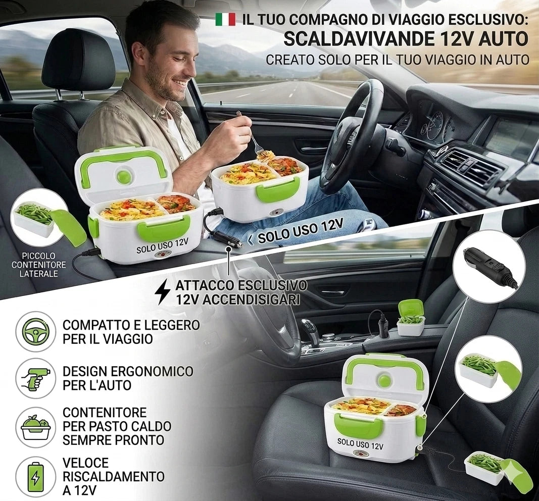 HeatBox™ - Porta pranzo elettrico